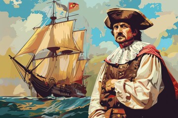 Obraz premium Columbus Day