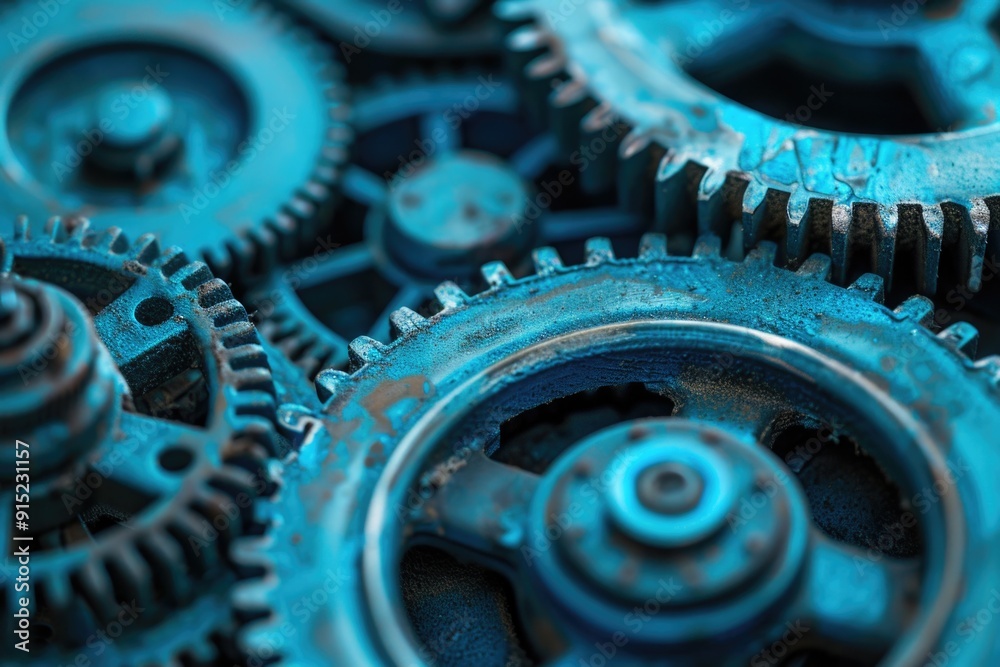 Poster mechanical components in detail