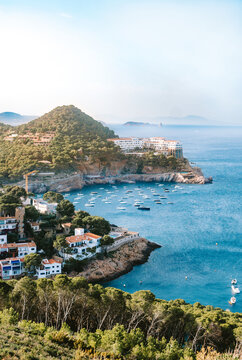 View from Cam&iacute; de Ronda, Sa Tuna, Cala Aiguafreda, L'Estartit, Begur, Girona, Catalonia, Spain