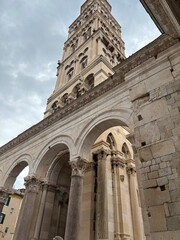 Ancient building in centre os Split, Croatia 