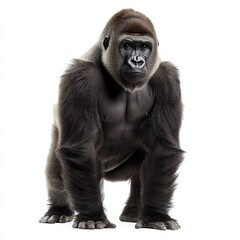 Fototapeta premium Powerful Silverback Gorilla Standing