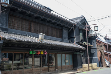 蔵造りの建物が並ぶ川越の街並み