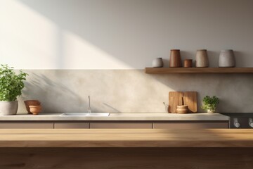 Product podium backdrop architecture kitchen shelf.