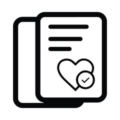 love, favorite, envelope, add to Wishlist icon