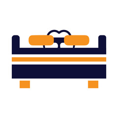 bed, love, love bed, couple bed, bed with heart icon