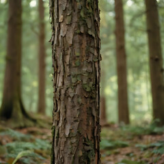 Obraz premium a bear that is standing in the woods