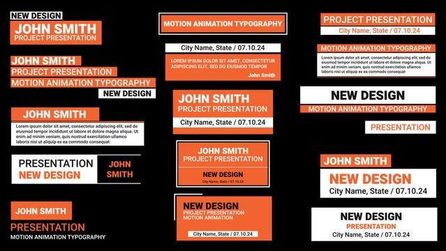 The lower thirds are enclosed in boxes and elegantly emerging from it.