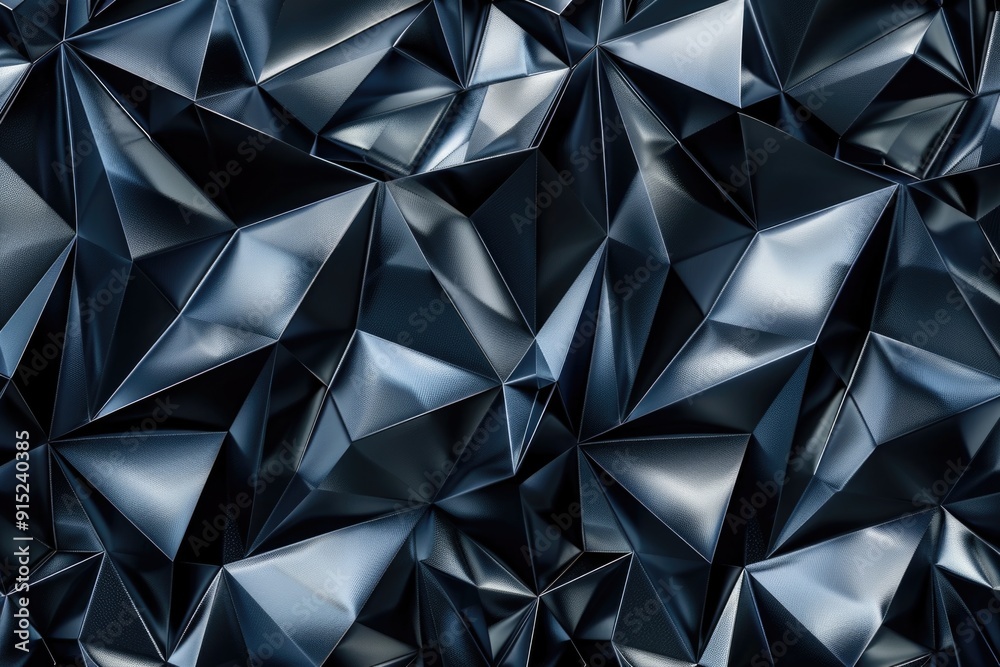 Poster a detailed view of a highly polished surface reflecting light