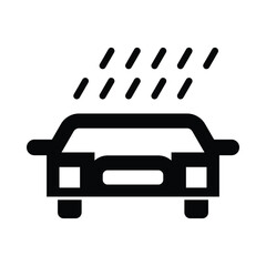 car, flood, disaster, icon, cloud, rain, car flood disaster icon