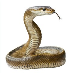 Fototapeta premium Close-Up of a Snake with its Tongue Out