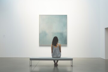 Obraz premium Painting sitting photo art.