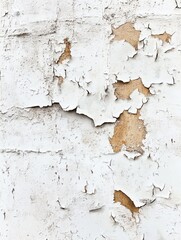 Obraz premium Peeling Painted White Wall