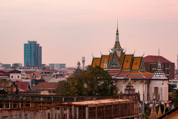 Phnom Penh During Sunset, Cambodia 