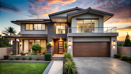 Modern luxury real estate house