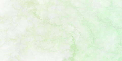 Soft cloud in the sky background green tone. Hand painted watercolor light green abstract watercolor background. cloudy in sunshine calm bright winter air background green sky with fluffy clouds. 