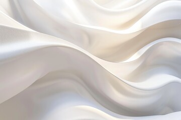 Obraz premium A close-up shot of white fabric, ideal for use in fashion or textile designs