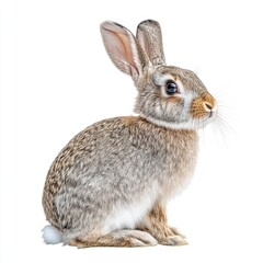 Obraz premium Portrait of a Curious Bunny