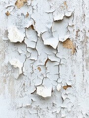 Obraz premium Peeling White Paint on Wall