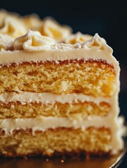 Close-up of piece of cake