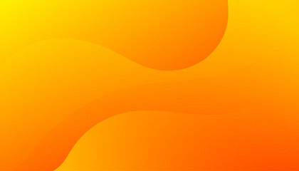 Liquid wave background with yellow color background. Fluid wavy shapes. Eps10 vector