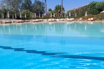 swimming pool in hotel