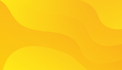 Abstract yellow background with waves. Vector illustration