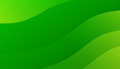 Green wave abstract background. Eps10 vector