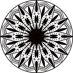Mandala Line Illustration, Mandala Line Drawing Design, mandala design