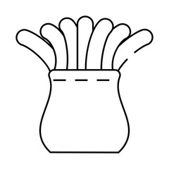 ocean aquatic coral line icon vector. ocean aquatic coral sign. isolated contour symbol black illustration