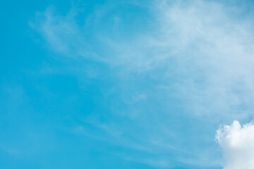 Soft smooth white clouds with pastel color of sky.For abstract background