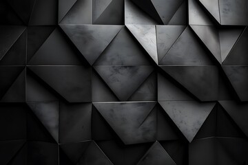 Fototapeta premium Abstract Black Geometric Pattern