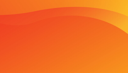 Abstract orange gradient background. Fluid shapes composition. Vector illustration
