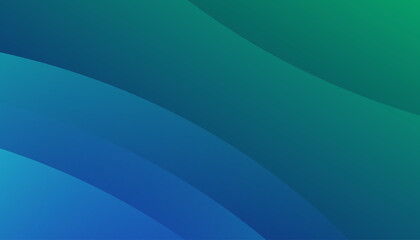 Abstract blue and green fluid banner background. Vector illustration