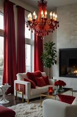 Fototapeta premium living room interior