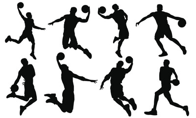 Basketball player silhouette