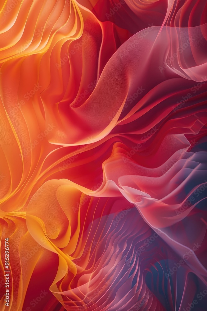 Aufkleber Close-up shot of vibrant colors and patterns on a surface