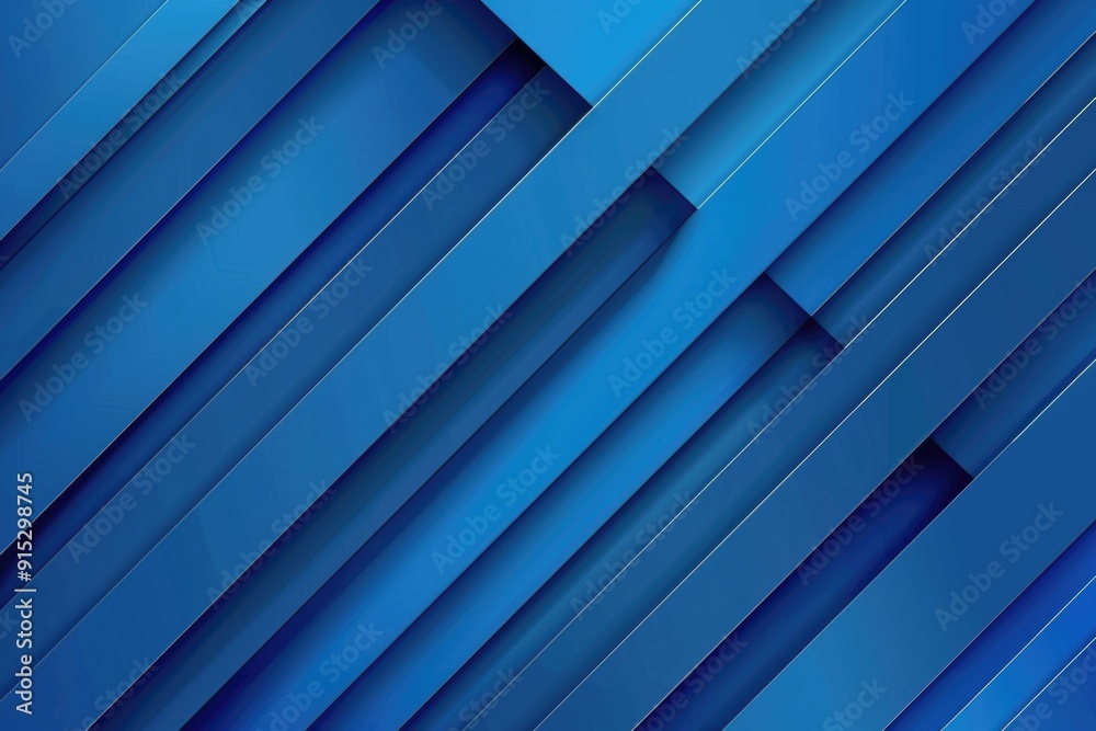 Poster A close-up shot of a blue wall featuring parallel lines, perfect for illustrating concepts related to structure and design