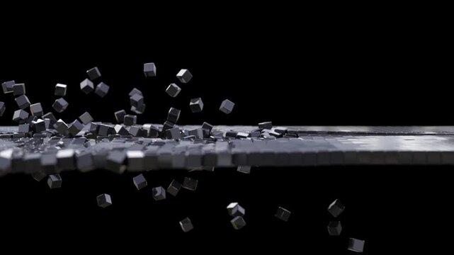 blockchain destruction on black