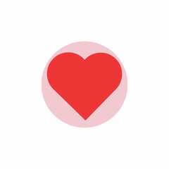 love heart relationship vector icon