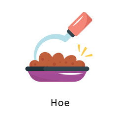 Hoe Vector Flat Icon Design illustration Symbol on White background EPS 10 File 