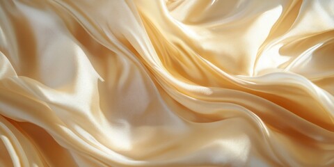 Fototapeta premium Close-up of silk fabric texture