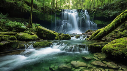 waterfall in the forest