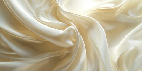 Obraz premium White Fabric Close Up