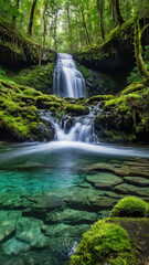 waterfall in the forest
