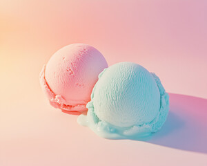 Ice cream background.
