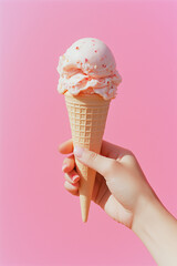 Ice cream background.