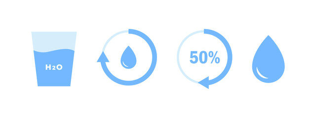 Water level. Water body balance