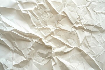 Obraz premium A close-up shot of a blank white paper, ideal for using as a background or for showcasing text