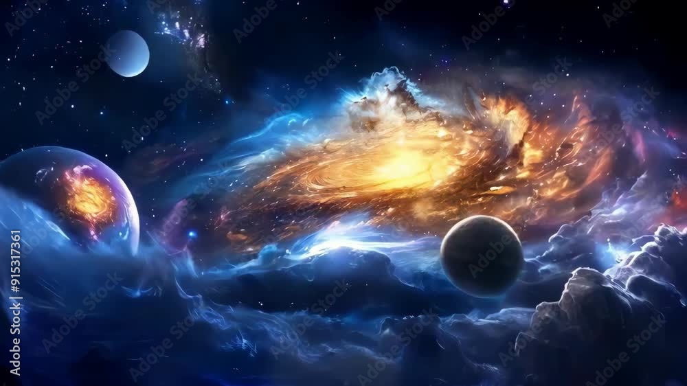 Wall mural nebula