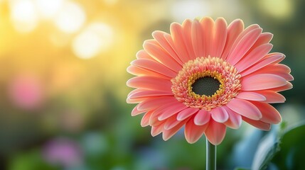Bright close-up of pink and red gerbera daisies showcasing their vibrant petals and natural beauty